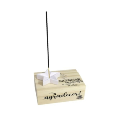 Porta Incenso - Silenciar e Por Tudo Agradecer